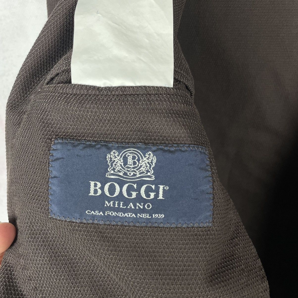 Boggi Boggi Milano Men’s Two Buttons Cotton Blazer Jacket Size 48R Size 48R - 8 Thumbnail