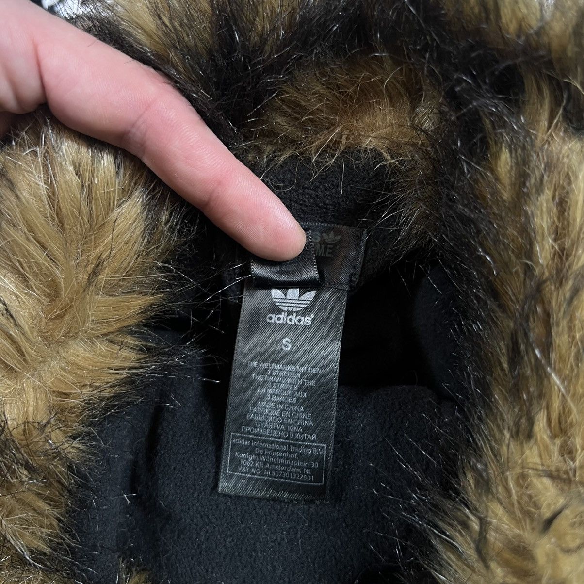 Adidas Vintage Y2K Adidas Respect Me Fur Style Trapper Ushanka Hat Size ONE SIZE - 12 Thumbnail