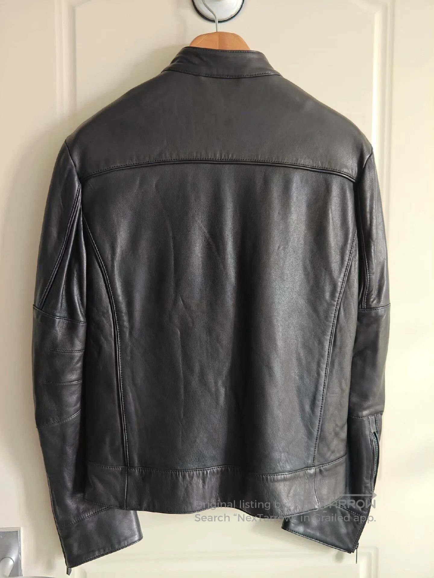 Trussardi Trussardi Lambskin Leather Jacket. Size US M / EU 48-50 / 2 - 5 Thumbnail