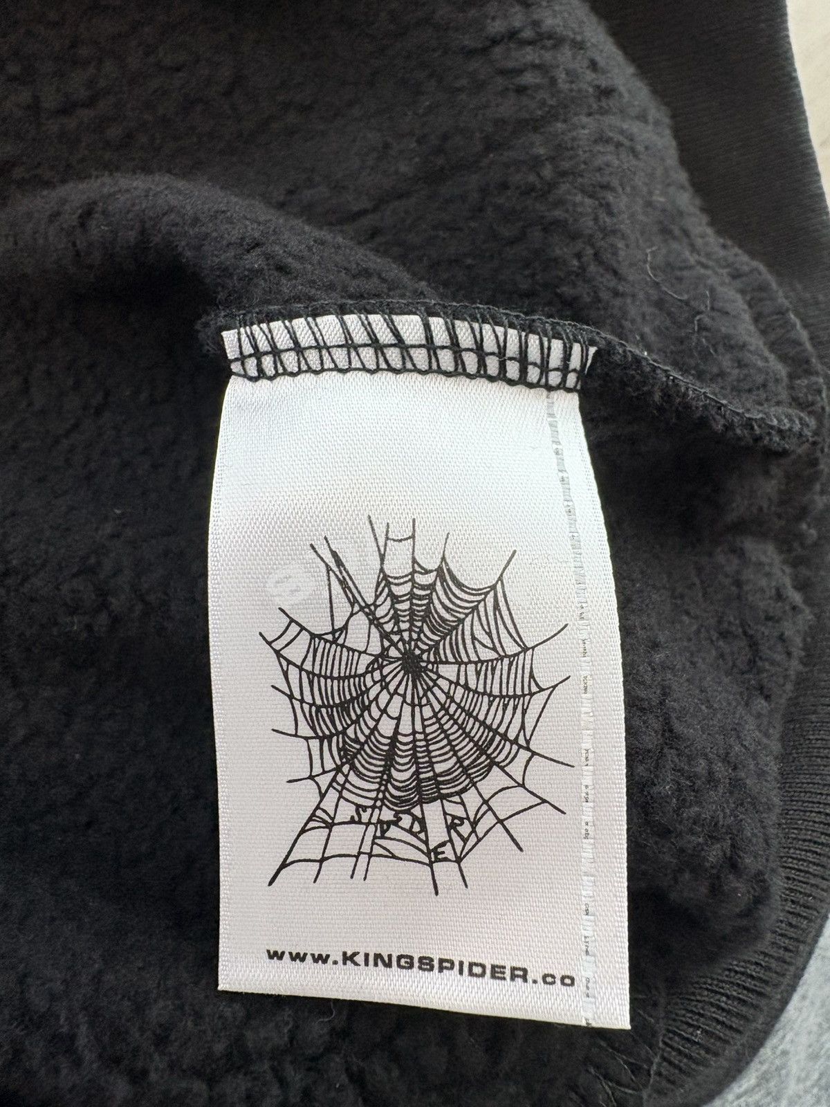 Sp5der Sp5der “OG Web” V2 Zip Hoodie (Black) Size US XS / EU 42 / 0 - 4 Thumbnail