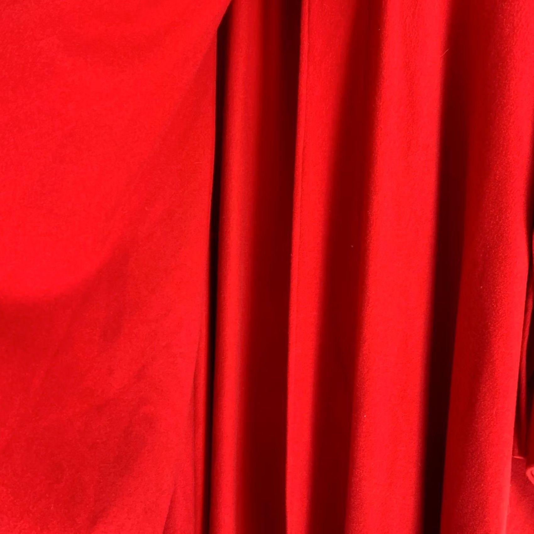 Vintage VINTAGE C'est Simone Coat Wool Cape Hooded Long Red Knit Wool C'est Simone Women 52" Large Coat Mens Womens Girls Size L / US 10 / IT 46 - 3 Thumbnail