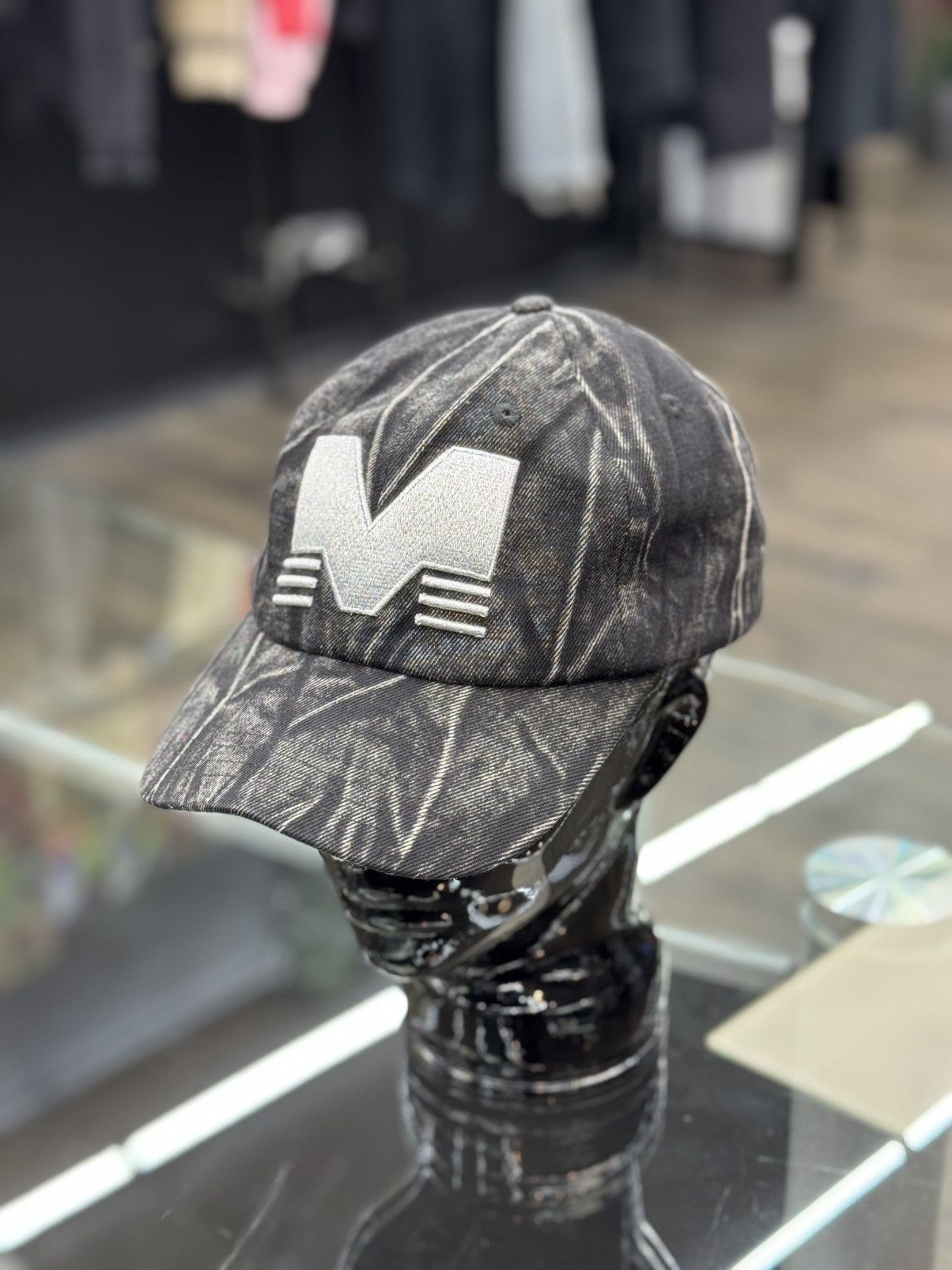 帽子 Mowalola lotta cap gray Mowalola Gray 'Lotta' Cap Mowalola