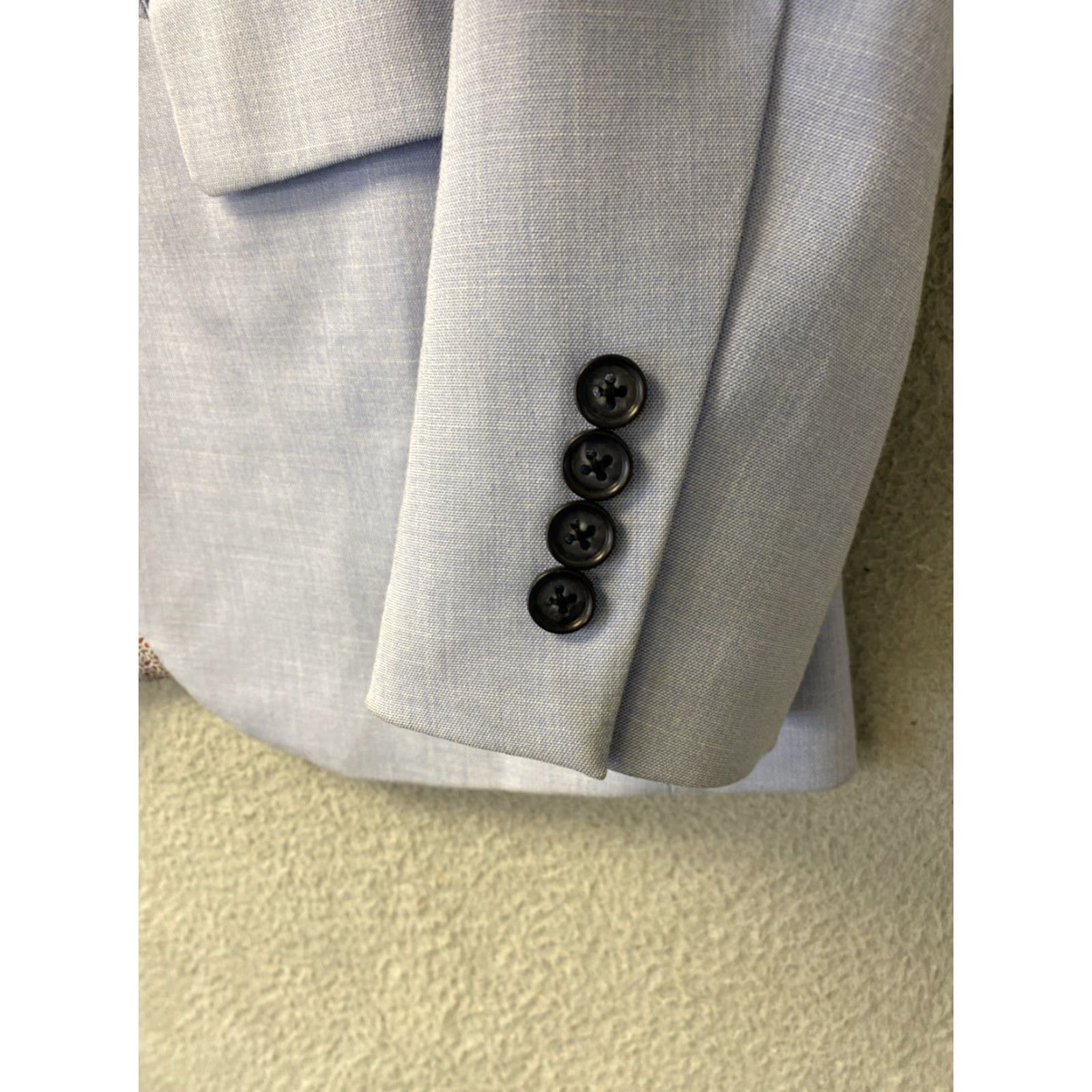 Vintage Daniel Hechter Tuxedo Jacket Blazer Notch Lapel One-Button Single-Breasted 2 Button Slim Regular Blue Men Size 38R - 3 Thumbnail