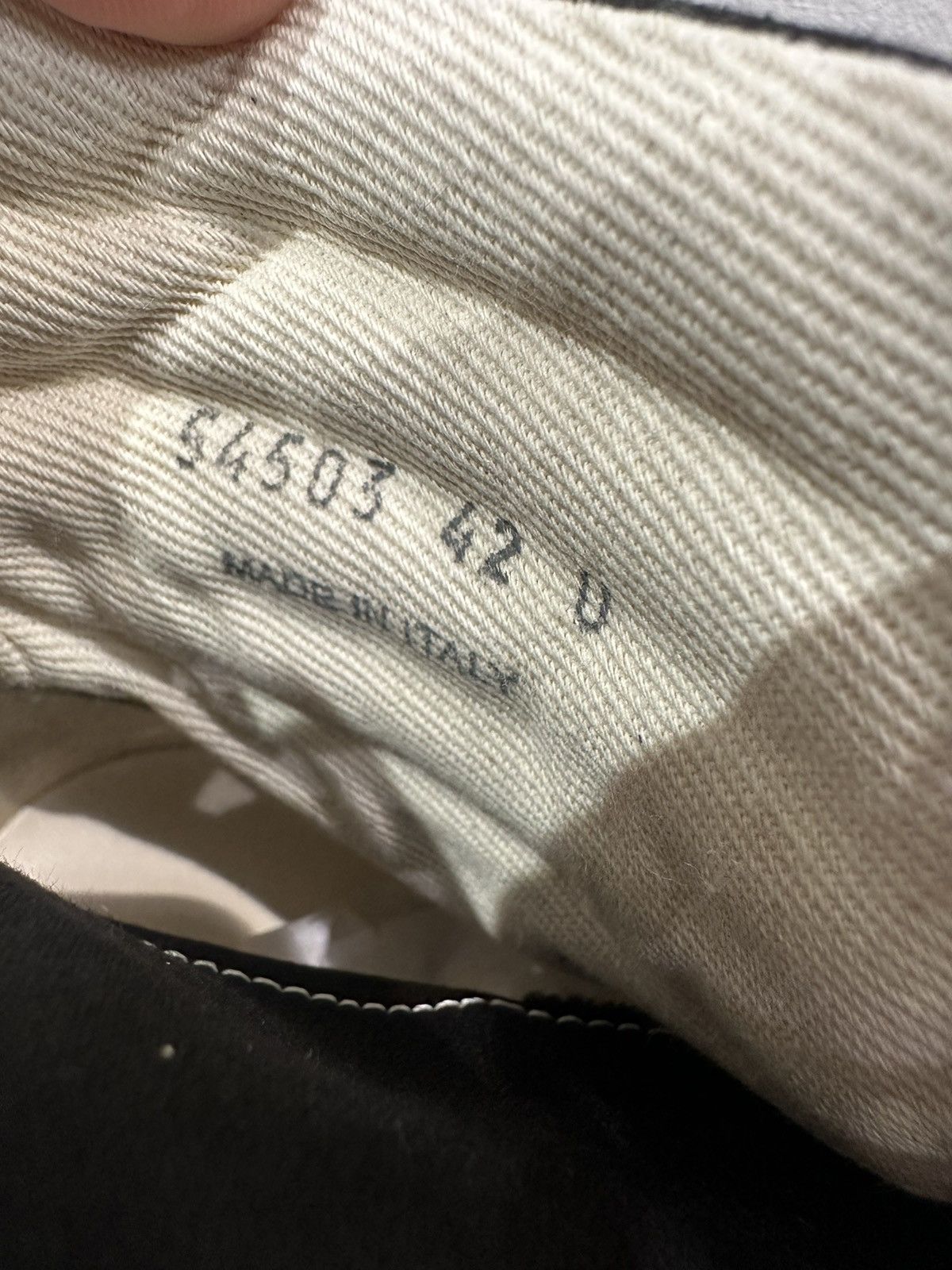 RICK OWENS - DRKSHDW Vintage High Sneaker Black/Milk Hi Top Sneakers