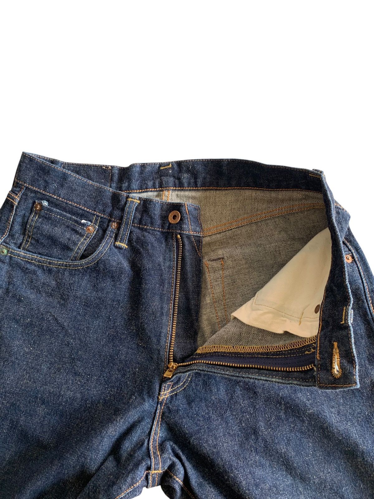 Kapital VINTAGE EDWIN 505 SELVEDGE BAGGY JAPANESE DENIM Size US 31 - 15 Thumbnail