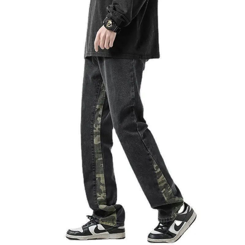 Japanese Brand Camouflage patchwork loose high street jeans Size US 32 / EU 48 - 2 Thumbnail