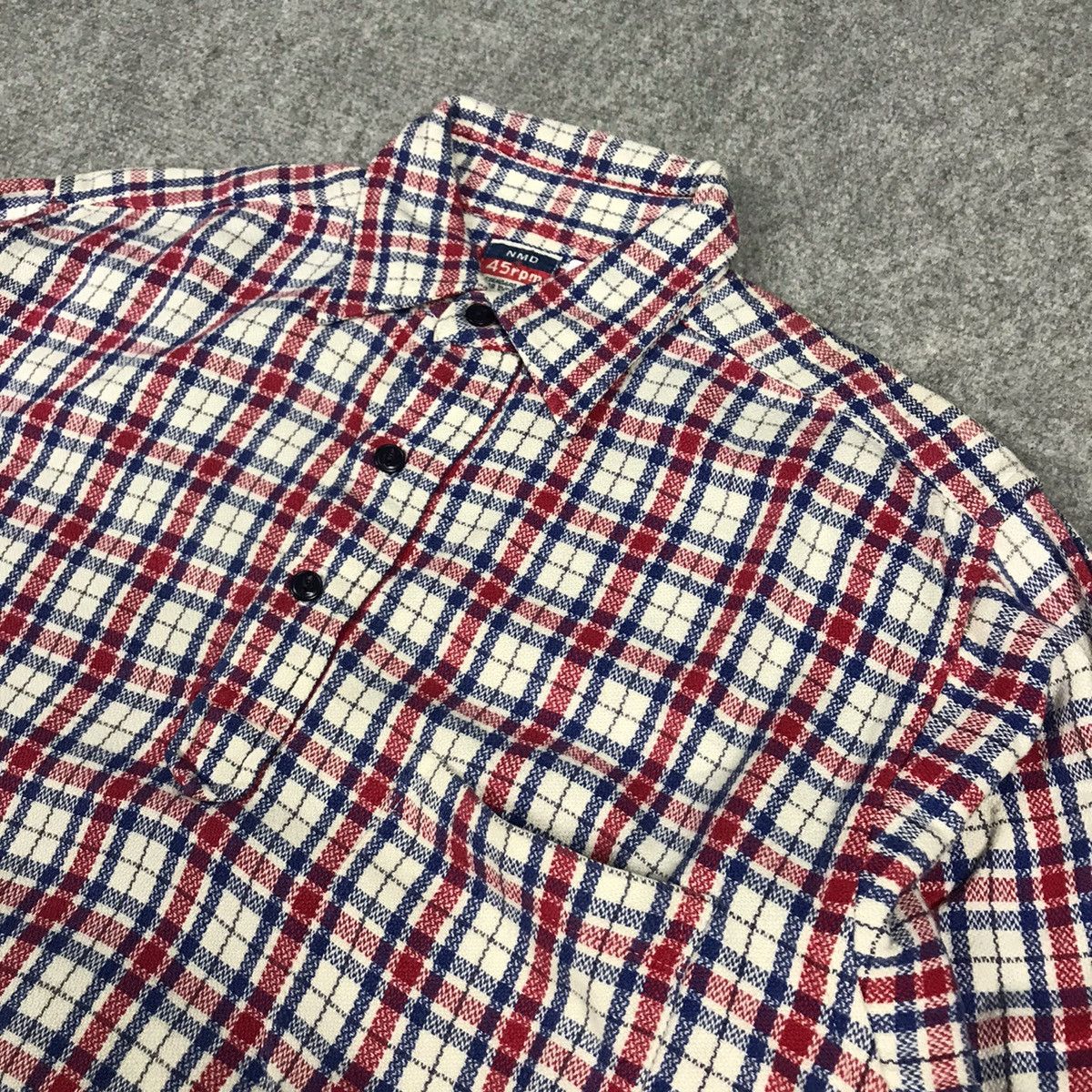 45rpm 45rpm japan flannel design half button shirt Size US S / EU 44-46 / 1 - 4 Thumbnail
