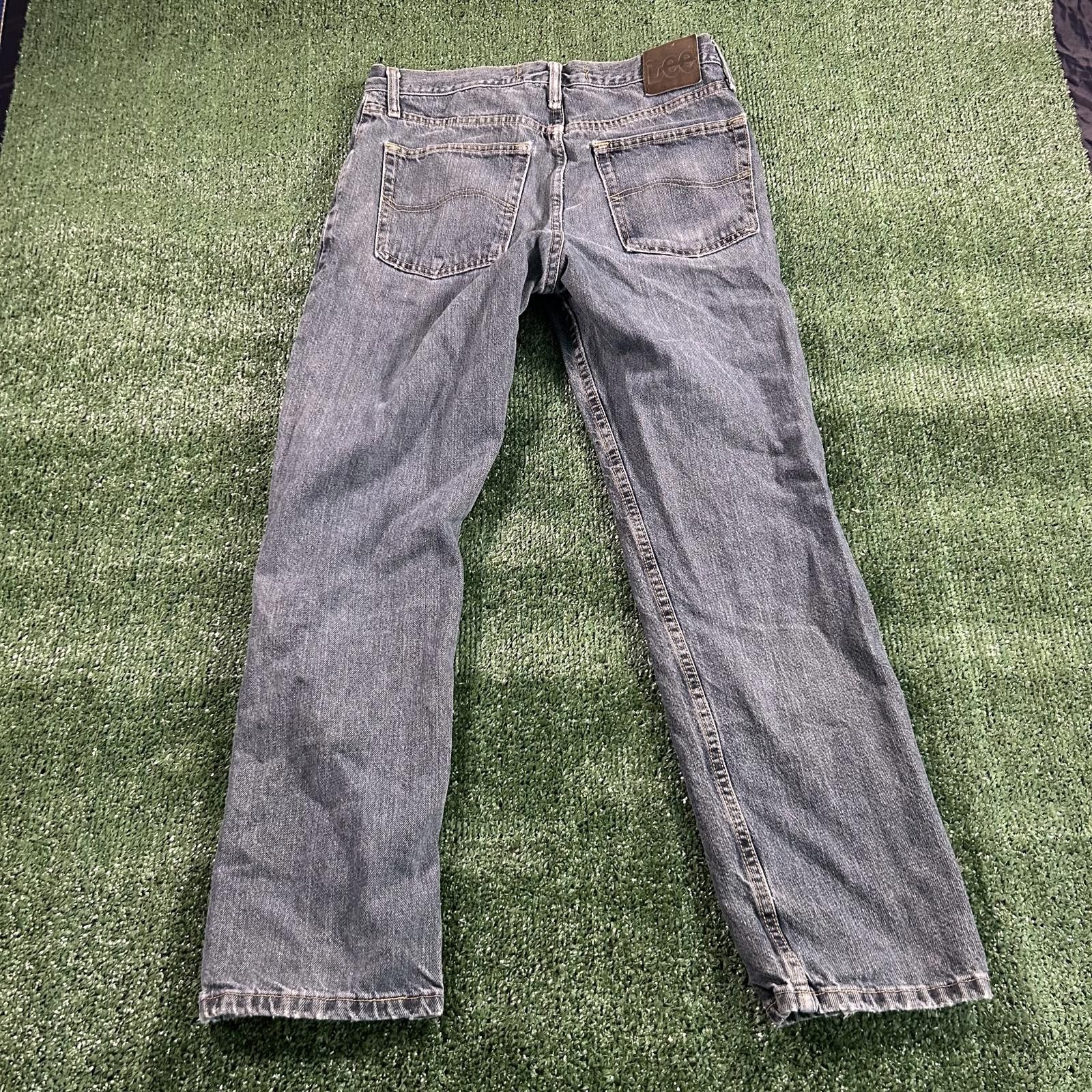 Lee Lee Men's Regular Fit Jeans in Gray Denim 32x30 Size US 32 / EU 48 - 5 Thumbnail
