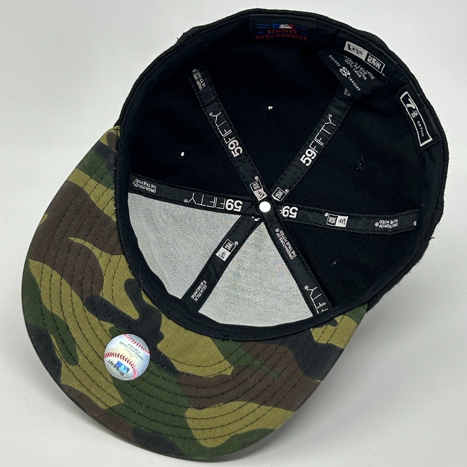 New Era St Louis Cardinals Hat Baseball Cap Army Camo Black 7 3/8 Size ONE SIZE - 4 Thumbnail