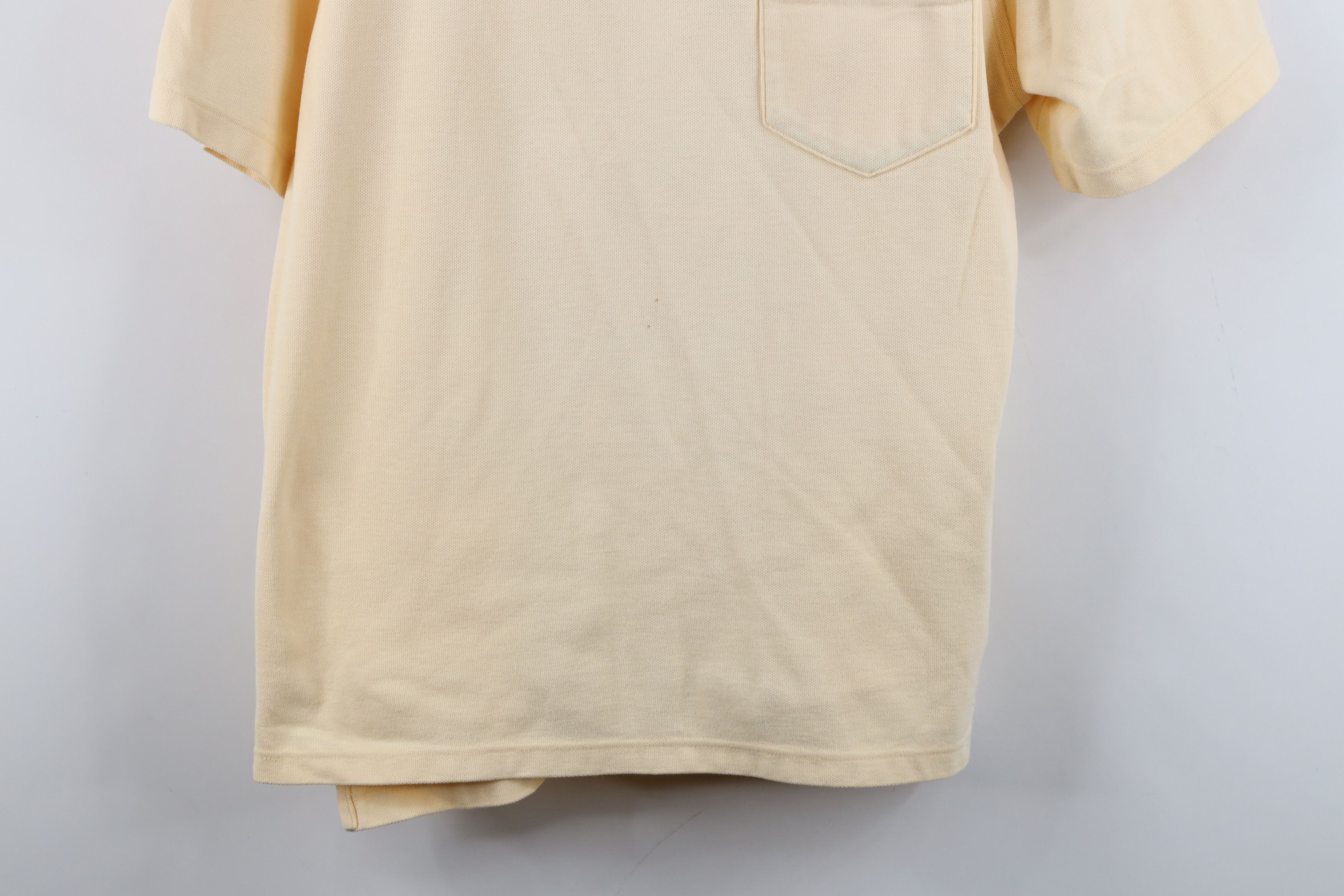 Lands' End Vintage 90s Lands End Collared Golf Polo Shirt Yellow USA Size US M / EU 48-50 / 2 - 3 Thumbnail