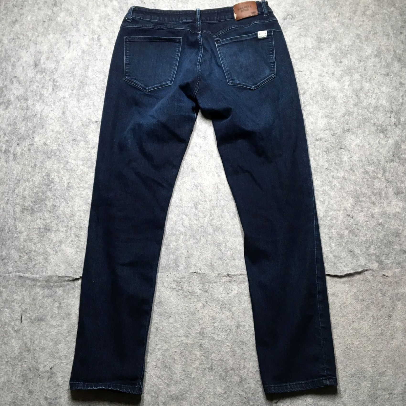 Vintage Barbell Apparel Jeans Mens 34x32 Dark Blue Straight Athletic Fit Stretch Denim Size US 34 / EU 50 - 6 Thumbnail