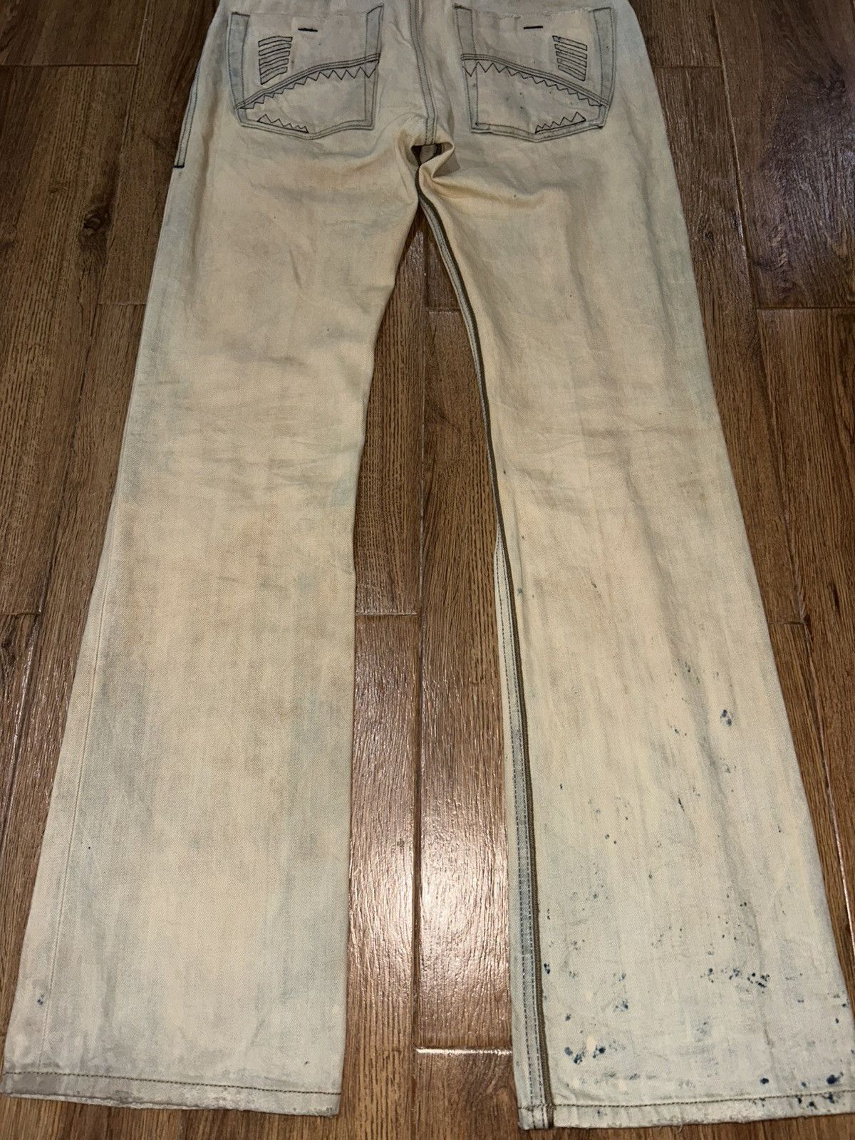 Tornado Mart Diesel Zatiny Mudwash Distressed Bootcut Jeans Size US 32 / EU 48 - 15 Thumbnail