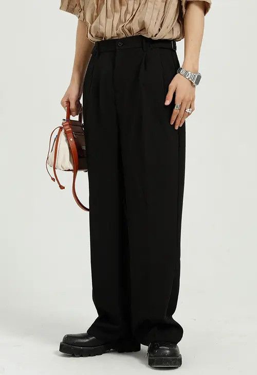 Other Casual loose straight trend solid color trousers Size US 32 / EU 48 - 3 Thumbnail