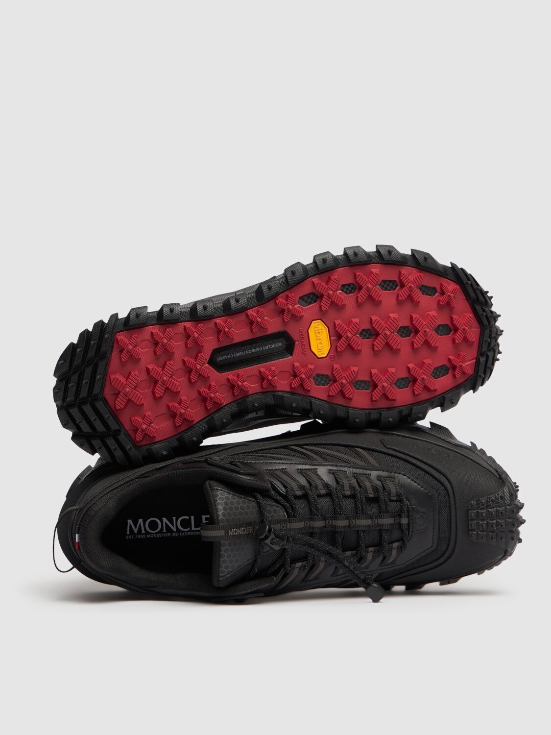 MONCLER Trailgrip GTX Men's Black Sneakers New
