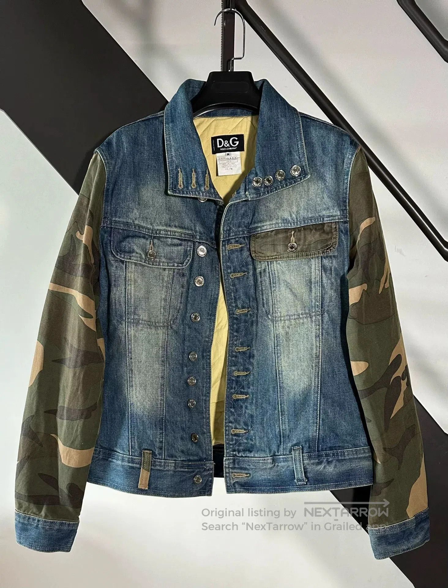 Dolce & Gabbana Dolce & Gabbana Denim Camo Jacket. Size US M / EU 48-50 / 2 - 1 Thumbnail