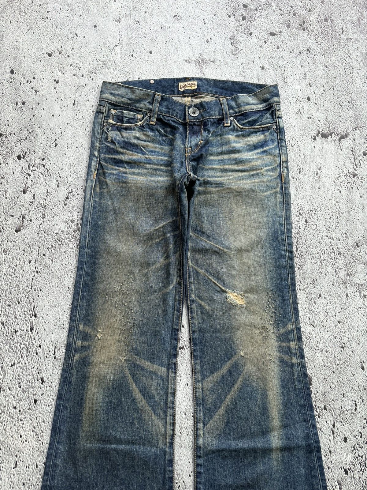 Tornado Mart 2000's vintage Stooge japane flare jeans Size US 29 - 3 Thumbnail