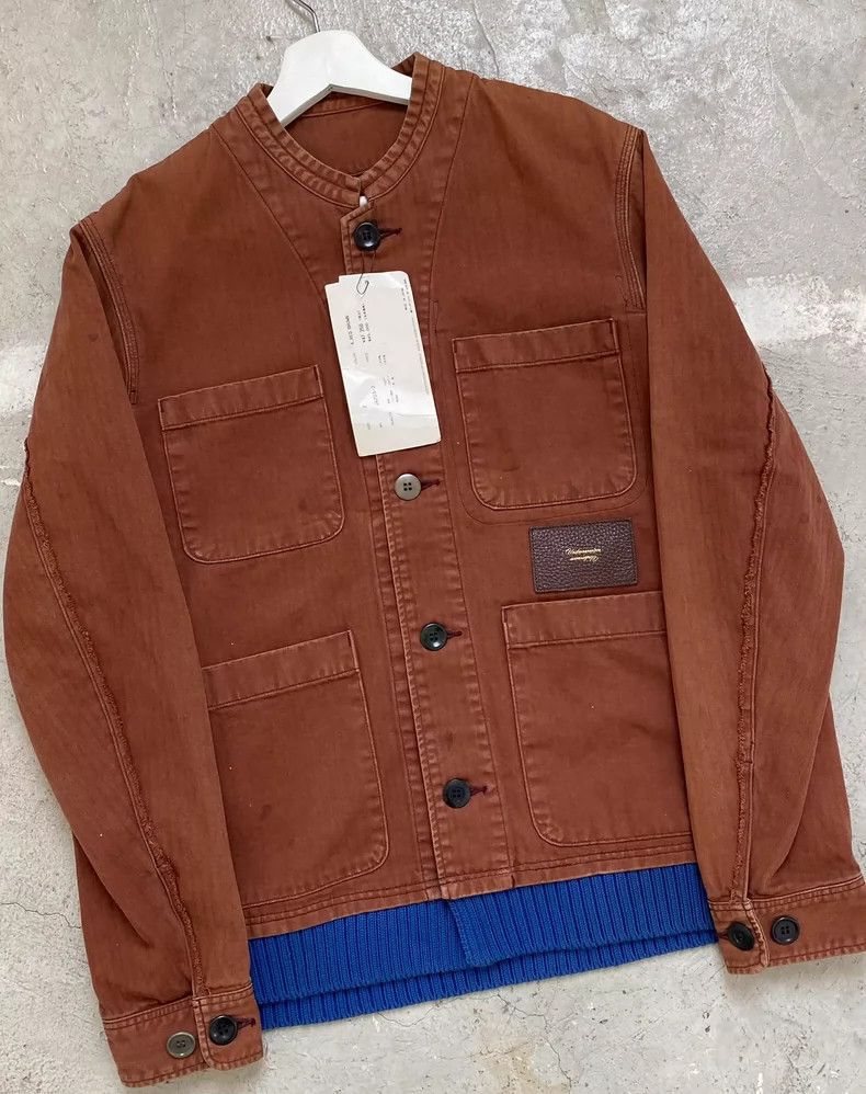 Undercover UNDERCOVER12 AW Washed Clay Patchwork Jacket 2504-Nextarrow Size US M / EU 48-50 / 2 - 1 Thumbnail