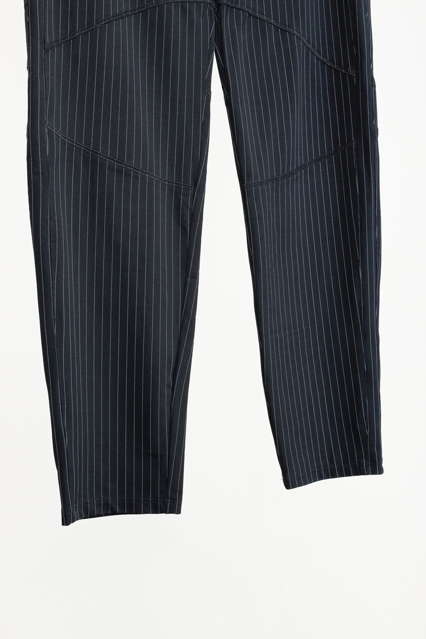 Other Cambio Jaden Navy Pinstripe Drawstring Pants Size 31" - 6 Thumbnail