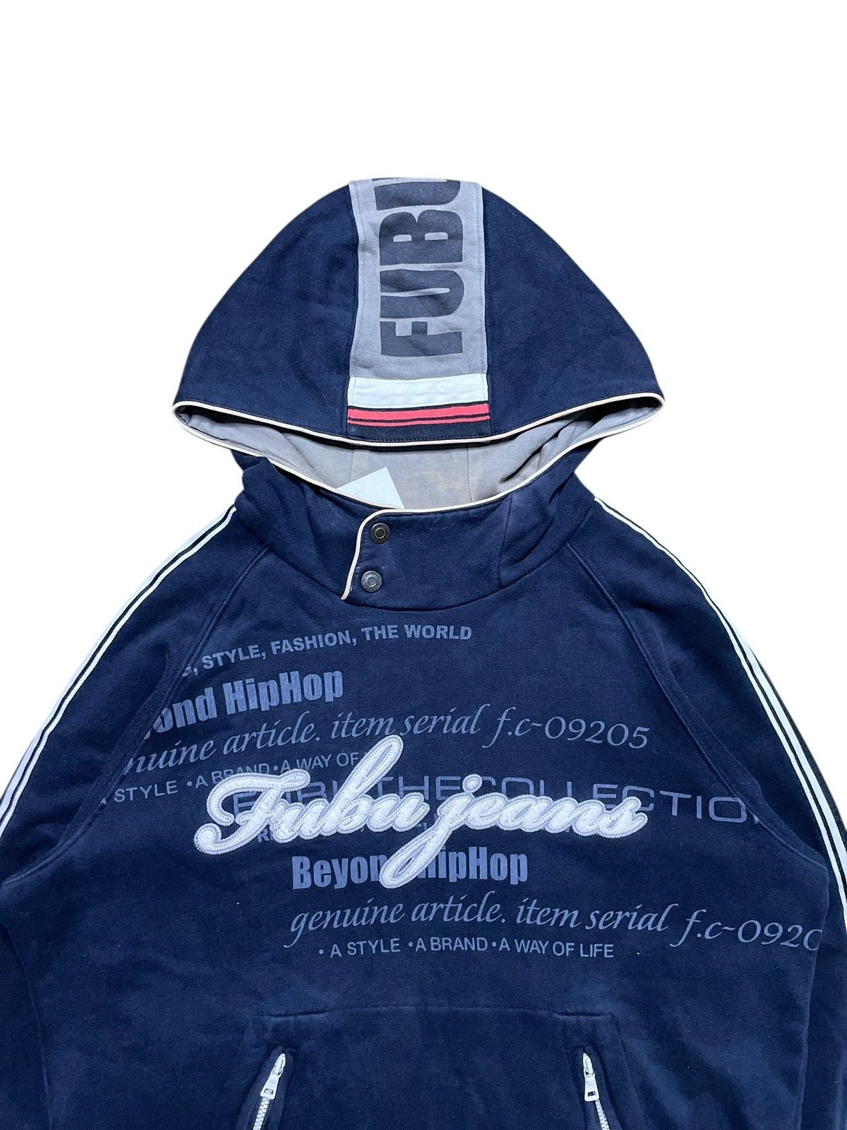 Fubu 2000’s Fubu - Ninja Hooded Jacket Size US M / EU 48-50 / 2 - 2 Thumbnail
