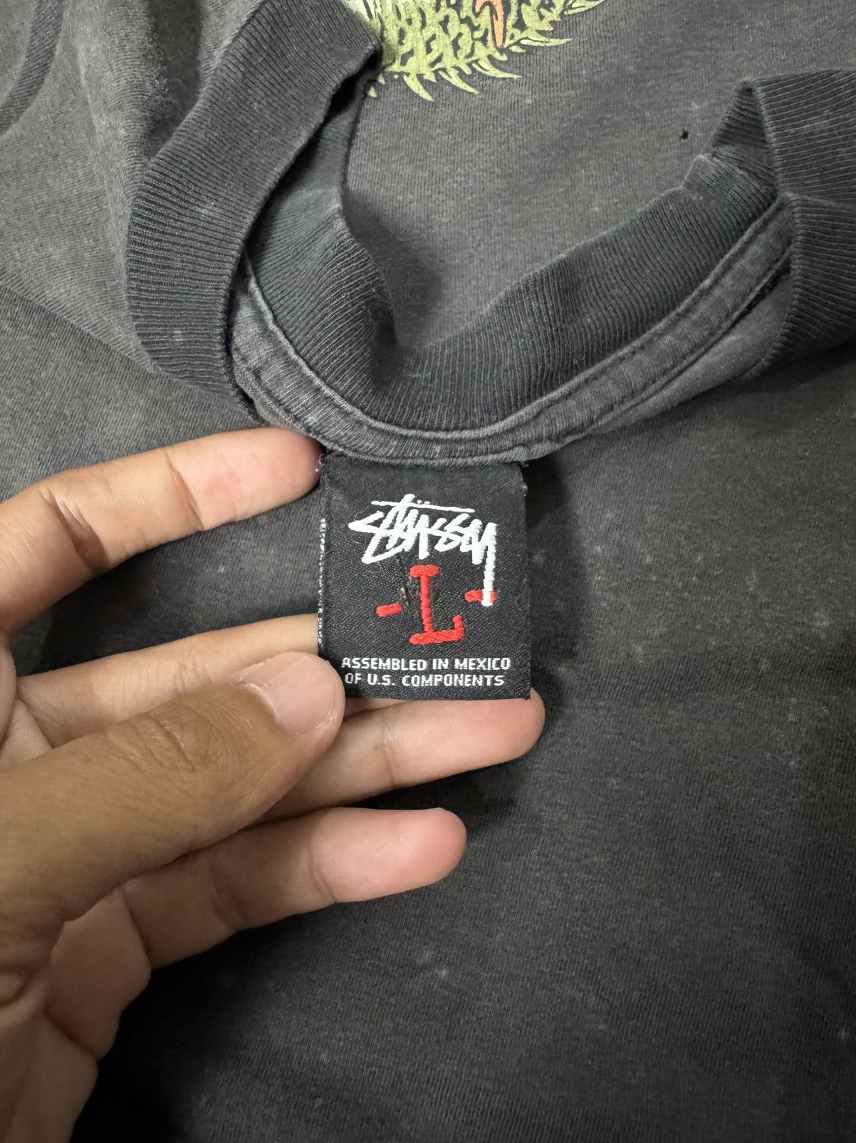 Stussy VINTAGE 00’S STUSSY DRAGON JUST BLAZE T-SHIRT Size US L / EU 52-54 / 3 - 6 Thumbnail