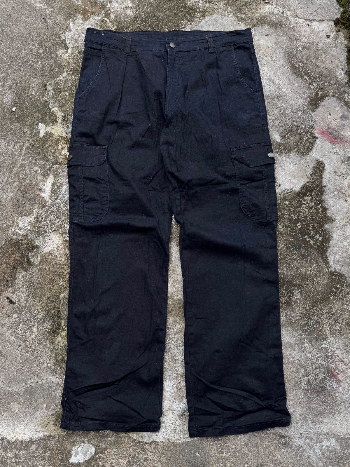 If Six Was Nine × Japanese Brand × Le Grande Bleu (L.G.B.) Japanese Cargo Engerhwa Black Pants Size US 36 / EU 52 - 2 Thumbnail