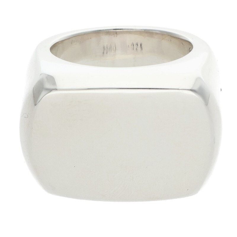 Chrome Hearts Chrome Hearts Big PJ Plain Silver Ring Size ONE SIZE - 1 Thumbnail