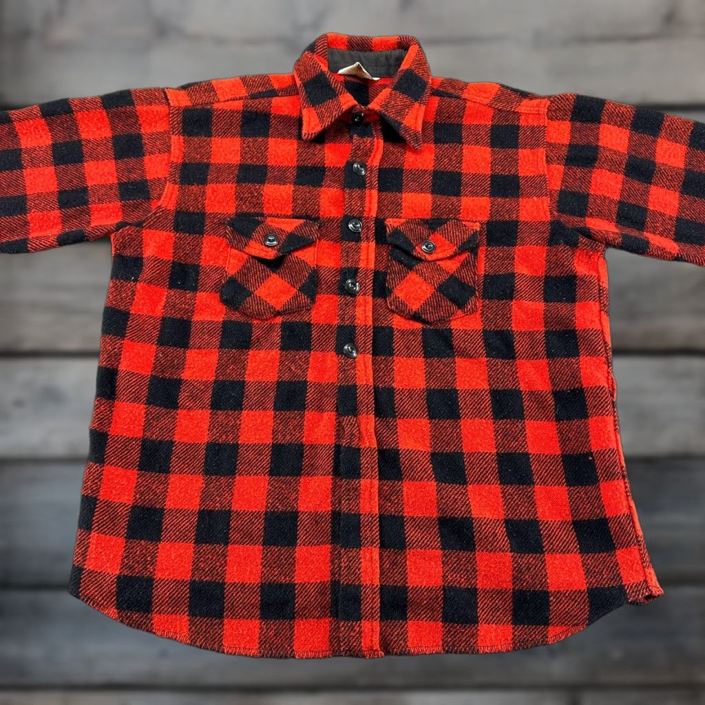 Vintage VINTAGE Frostproof Shirt Mens 17.5 Red Black Button Up Wool Buffalo Plaid 80s Mens Size US XXL / EU 58 / 5 - 1 Thumbnail