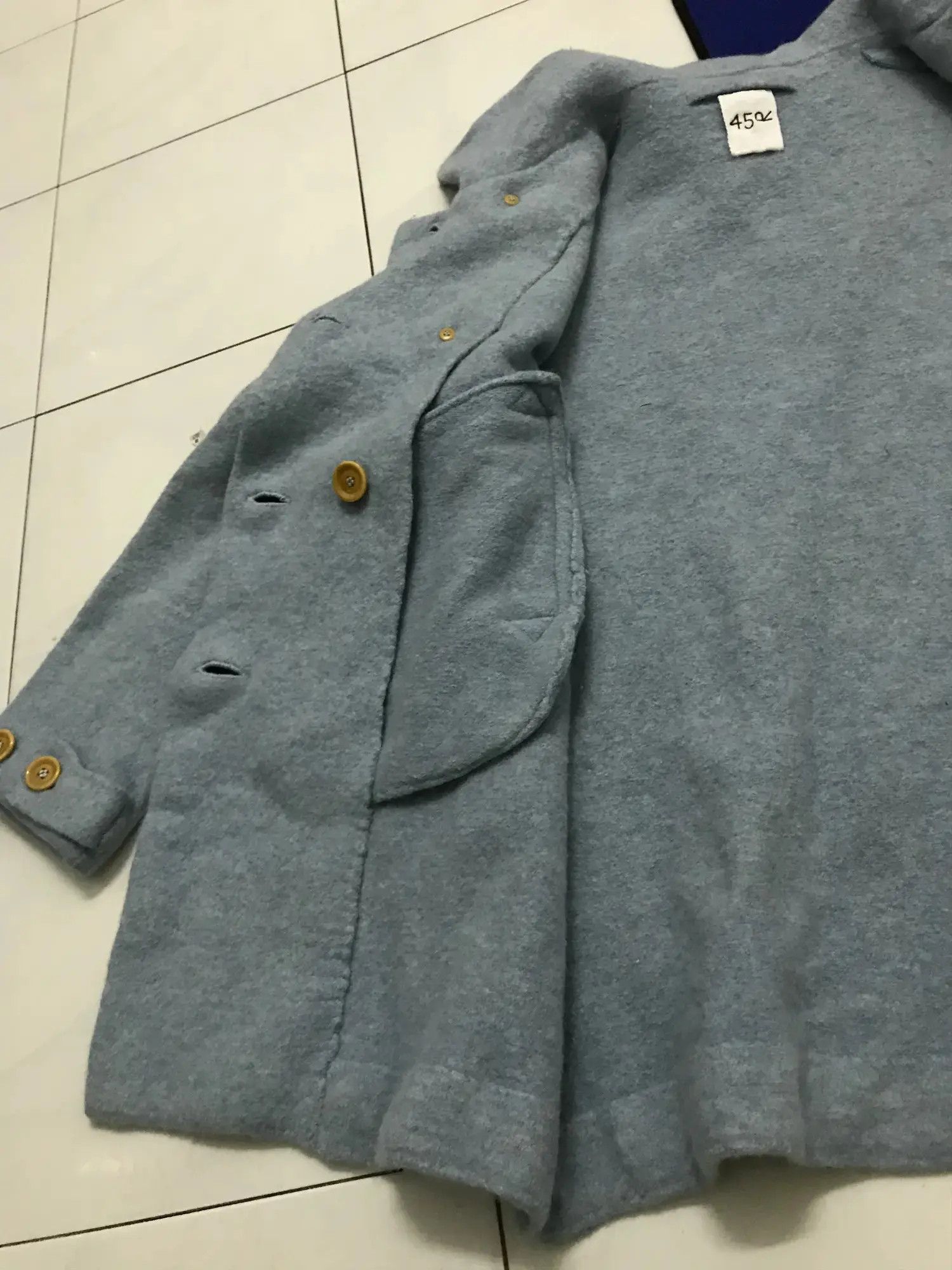 Japanese Brand 45R Japan Wool US Navy Peacoat Jacket Size US M / EU 48-50 / 2 - 15 Thumbnail