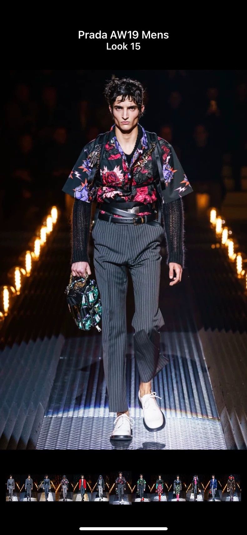 Prada Prada AW19 MENSWEAR SHOW LOOK15 FRANKENTEIN SHIRT 2502-Next Size US S / EU 44-46 / 1 - 3 Thumbnail