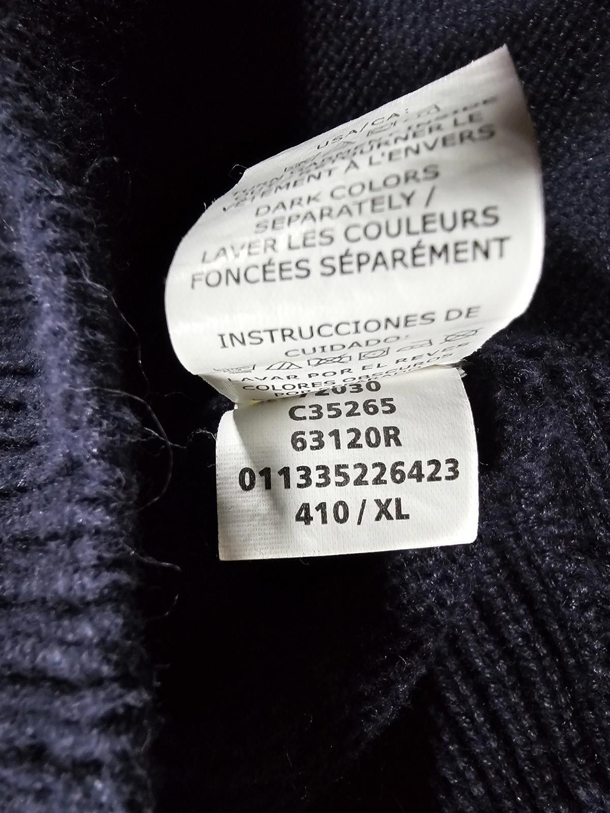 Chaps Chaps XL Cowl Neck Pocket Sweater Blue Size US XL / EU 56 / 4 - 9 Thumbnail