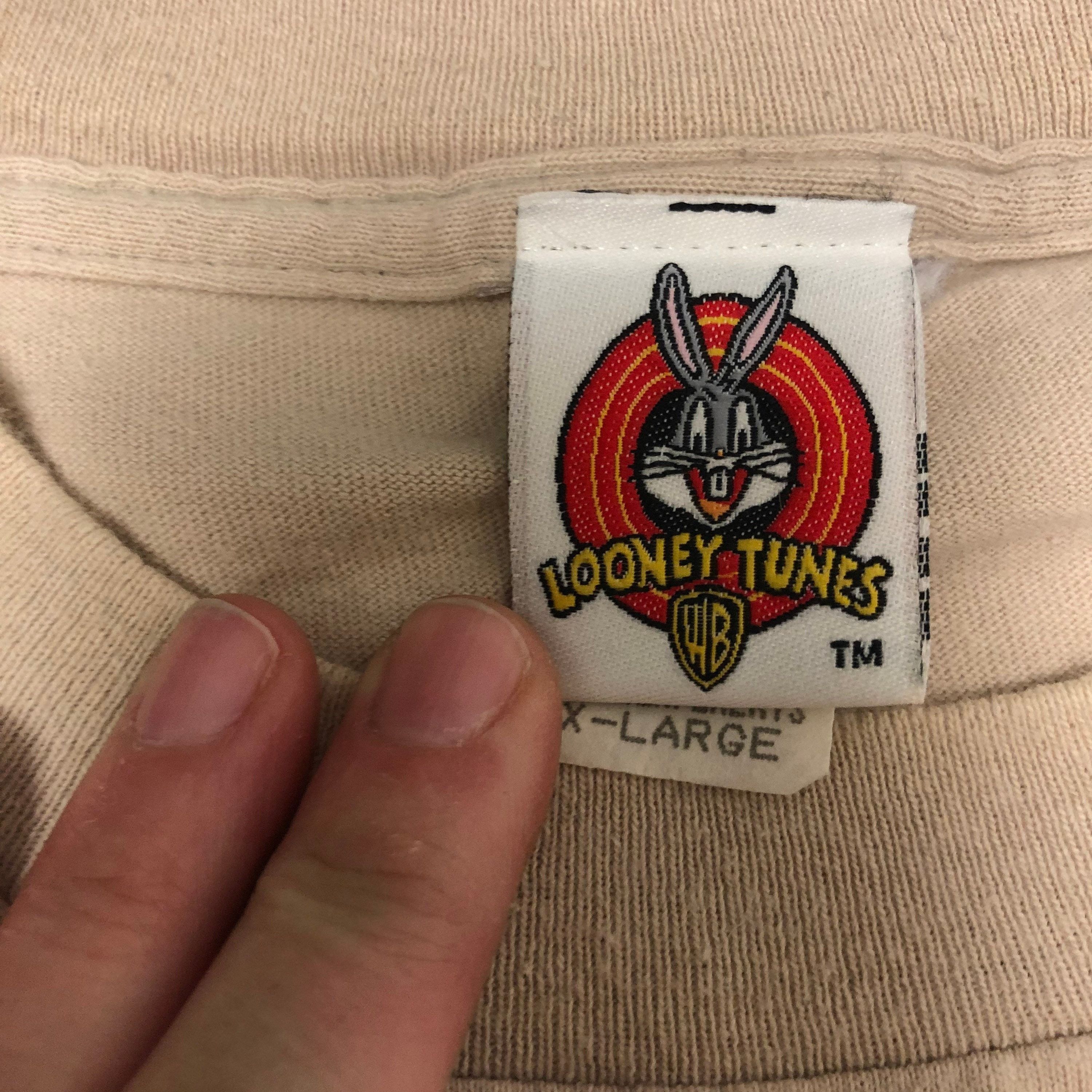 Warner Bros 1997 Looney Tunes Loons 1955 Chevy TAZ SURFER Shirt Size US XL / EU 56 / 4 - 2 Thumbnail