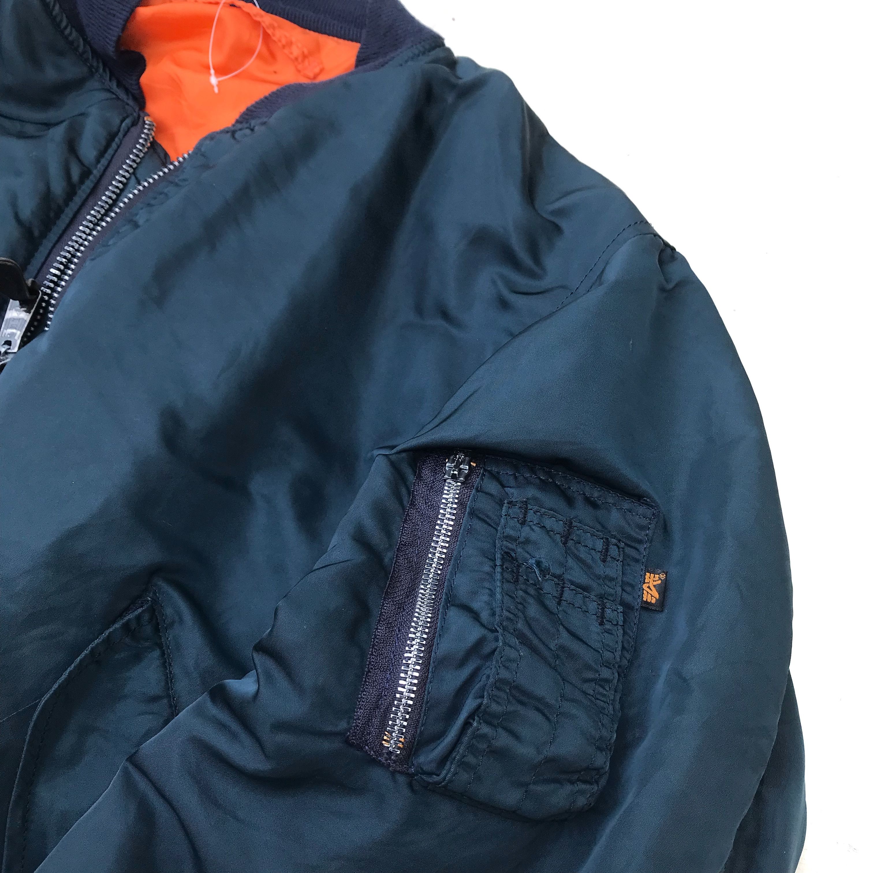 Alpha Industries Vintage Alpha Industries MA-1 Bomber Flight attendant Nato Size US XL / EU 56 / 4 - 9 Thumbnail