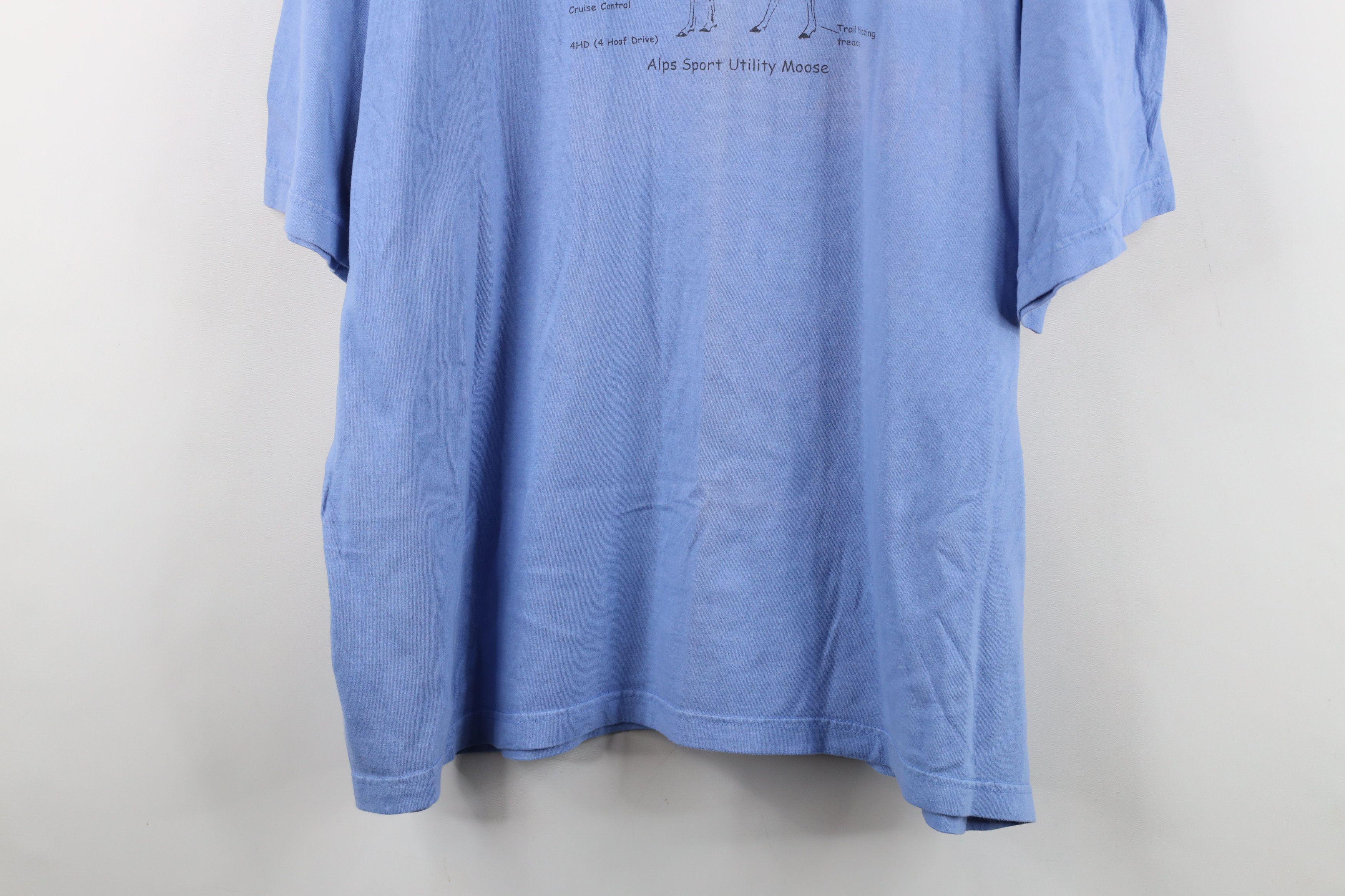 Vintage Vintage 90s Streetwear Utility Moose Short Sleeve T-Shirt Size US XL / EU 56 / 4 - 3 Thumbnail