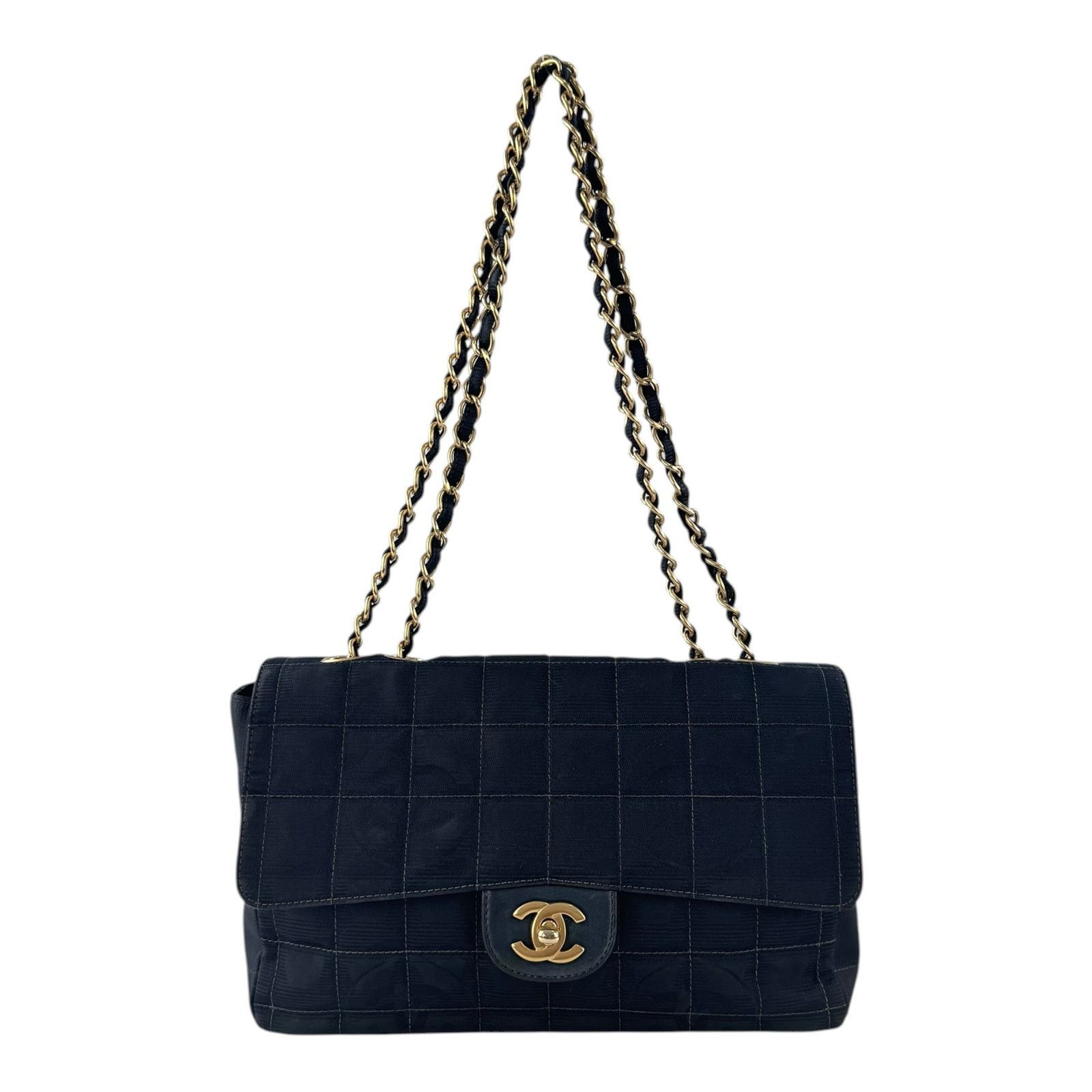 Chanel Chanel Vintage Travel Line Chocolate Bar Flap Bag Size ONE SIZE - 1 Thumbnail