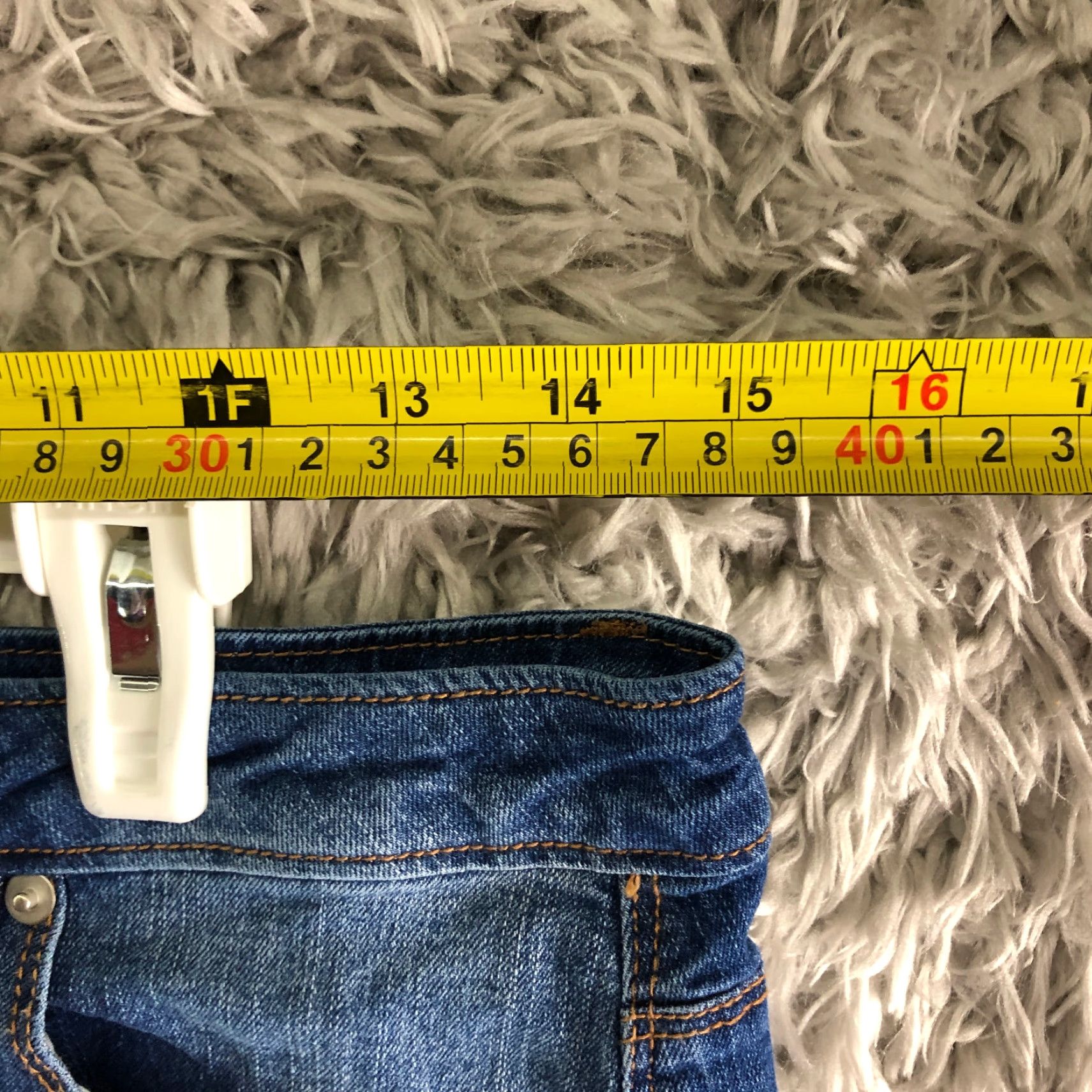 Denime Love Tree Skirt Womens Size Large Blue Denim Midi Mini Wash Midi Blue Denim Skirt Womens L - Size 36" / US 14 / IT 50 - 2 Thumbnail
