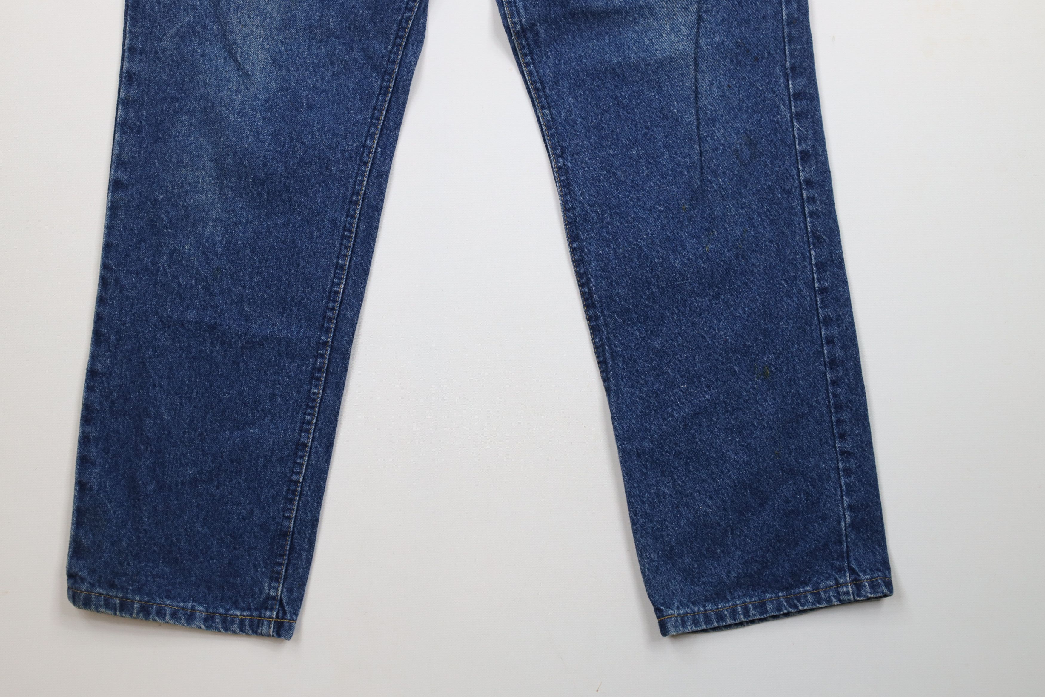 Lee × Vintage Vintage 90s Lee Straight Leg Denim Jeans Blue Cotton Size US 34 / EU 50 - 4 Thumbnail