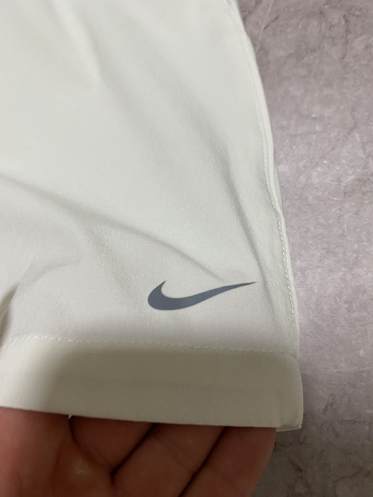 Nike × Vintage Vintage Y2K Nike Mini Swoosh Drill Shorts 90s Size US 32 / EU 48 - 6 Thumbnail