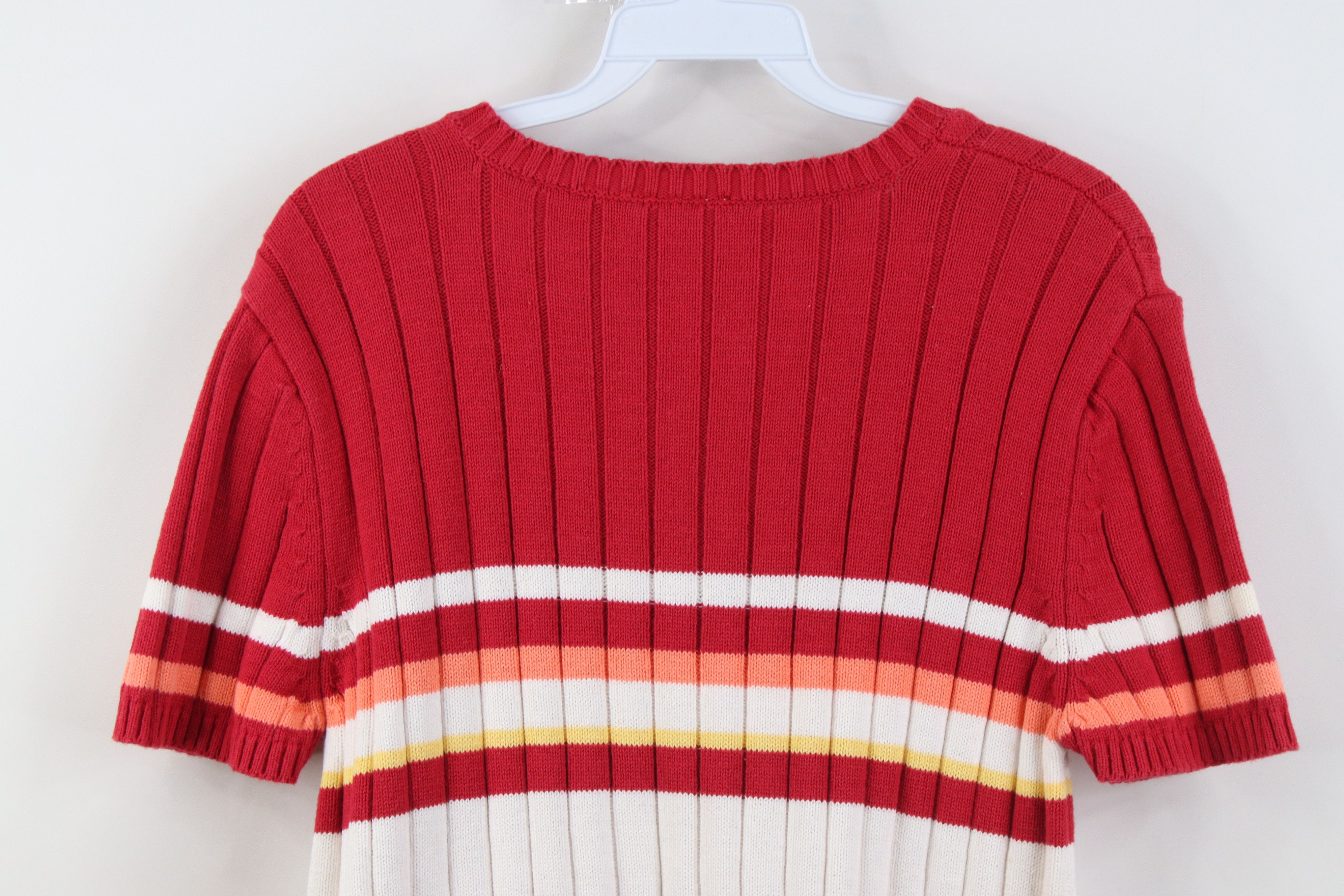 Vintage Vintage 90s Y2K Babydoll Block Knit Joey Potter Sweater ASO Size XL / US 12-14 / IT 48-50 - 10 Thumbnail