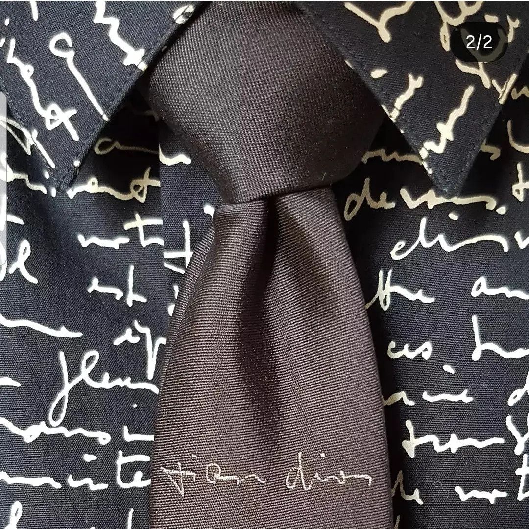 Dior Dior HOMME SS15 Script Shirt Size US M / EU 48-50 / 2 - 2 Thumbnail
