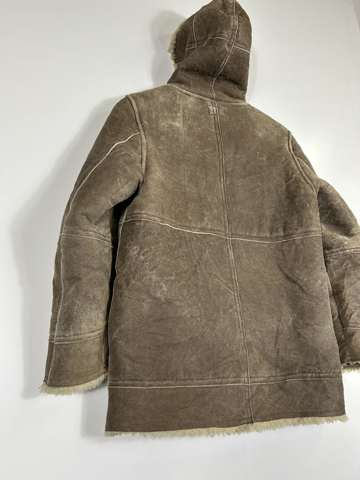Leather 🔥Inpatchtys Kerri Lamb Hoodie Zipper Jacket Size US S / EU 44-46 / 1 - 14 Thumbnail