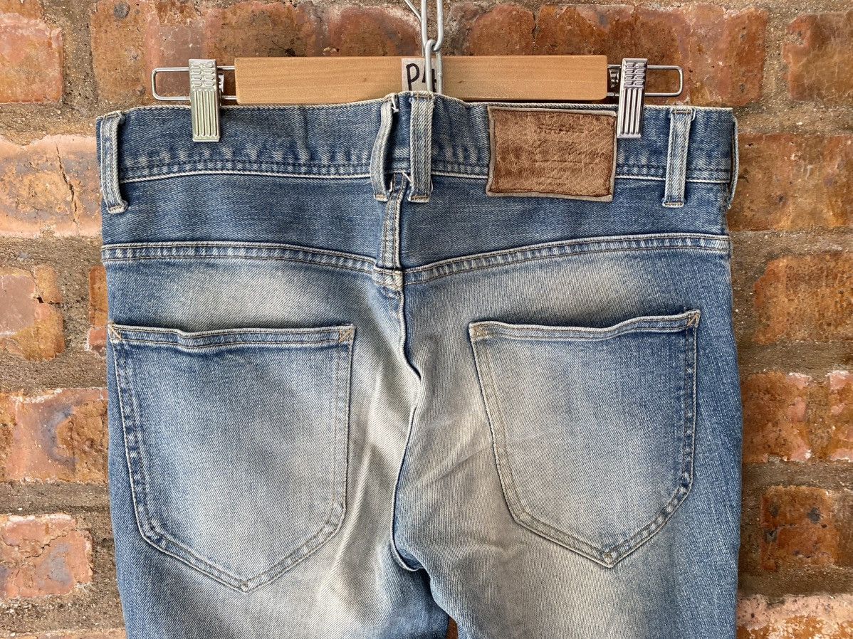 5351 POUR LES HOMMES 2000s 5351 pour less homme Flare Whisker Faded denim Size US 33 - 12 Thumbnail