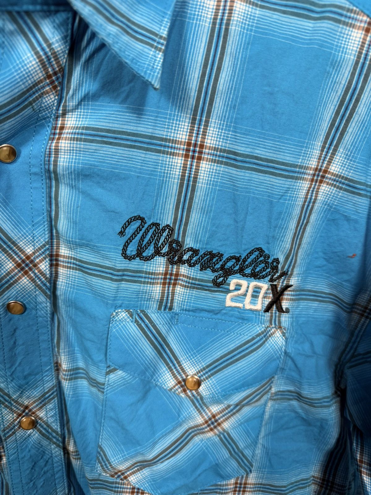 Wrangler Wrangler 20x Western Rodeo Embroidered Pearl Snap Shirt Size US M / EU 48-50 / 2 - 7 Thumbnail