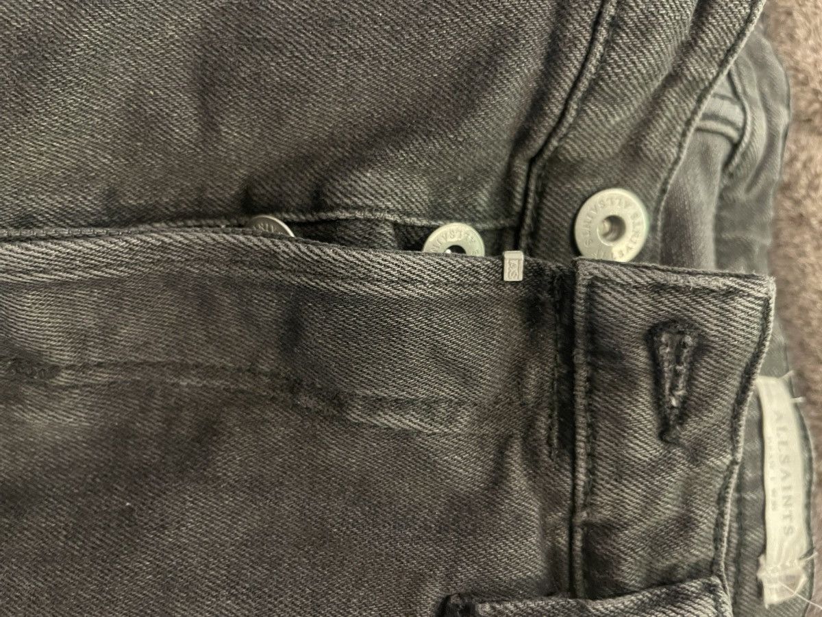 Allsaints Mens slim button jeans Size US 30 / EU 46 - 2 Thumbnail