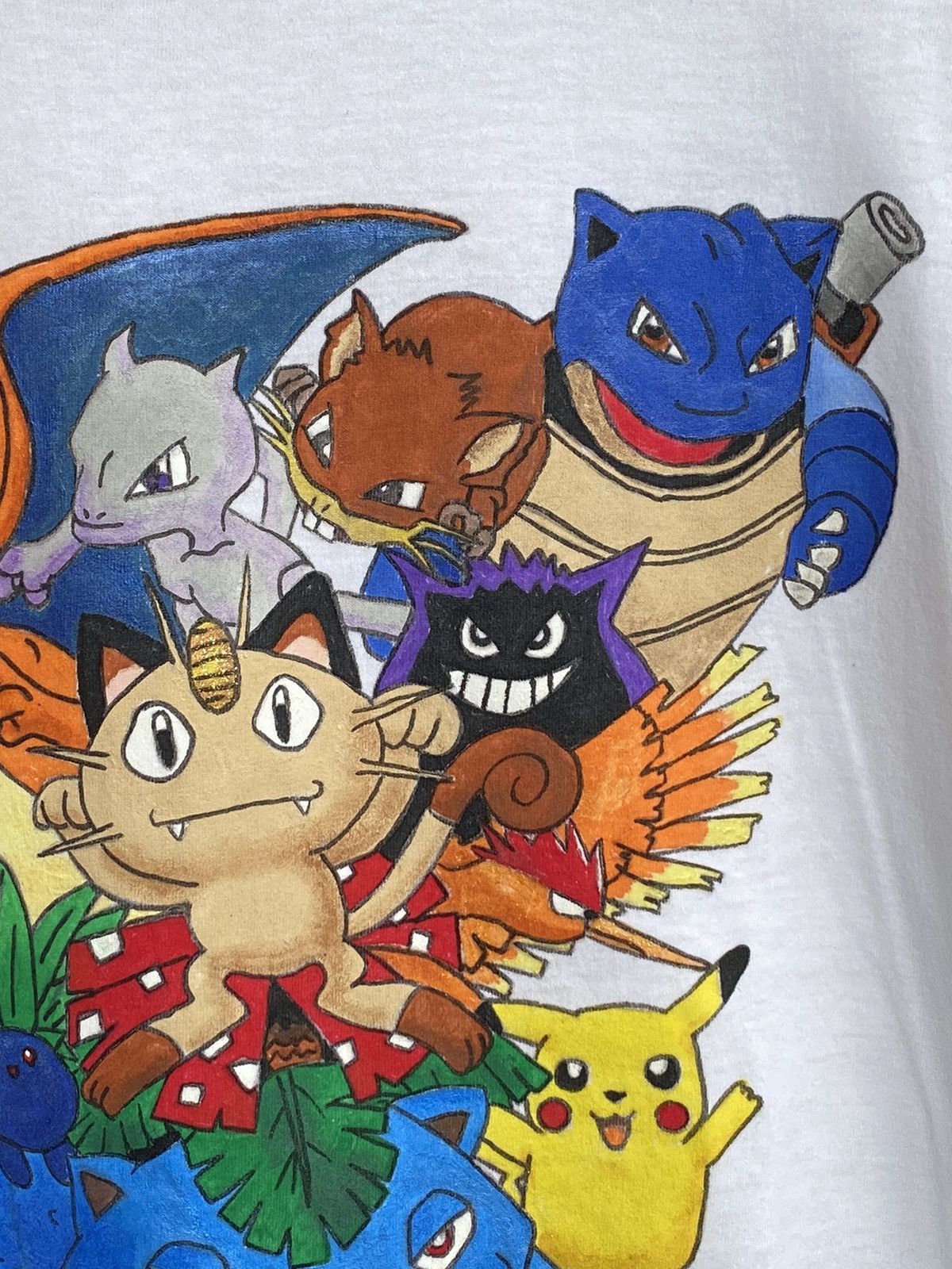 Cartoon Network Vintage Pokemon Hand Painted Tees / Digimon Toy Story Akira Size US L / EU 52-54 / 3 - 5 Thumbnail