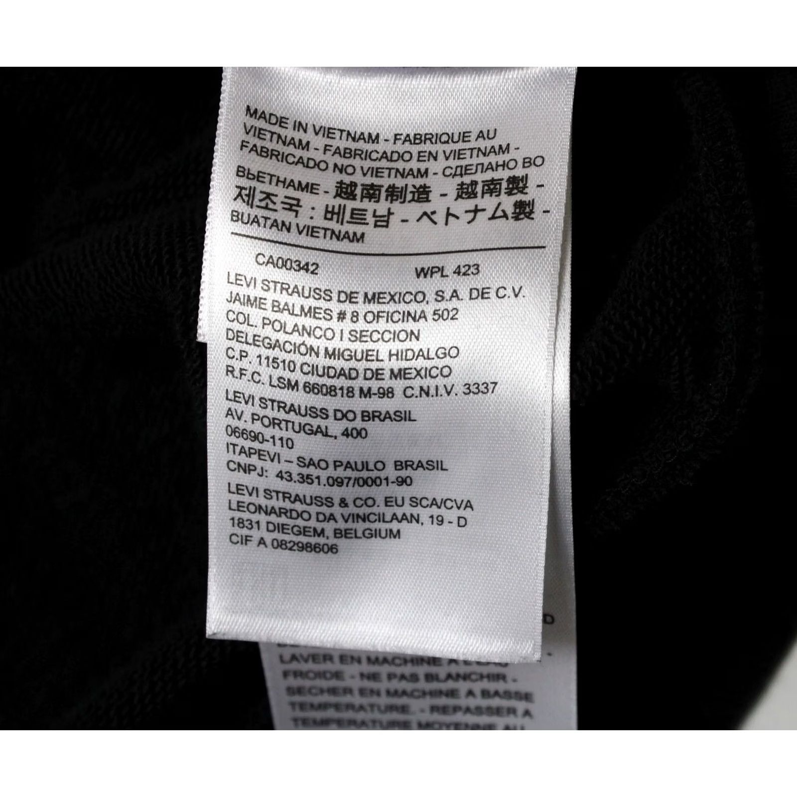Levi's LEVI'S Hoodie Women's M Pullover Kangaroo Pocket Black Size M / US 6-8 / IT 42-44 - 6 Thumbnail