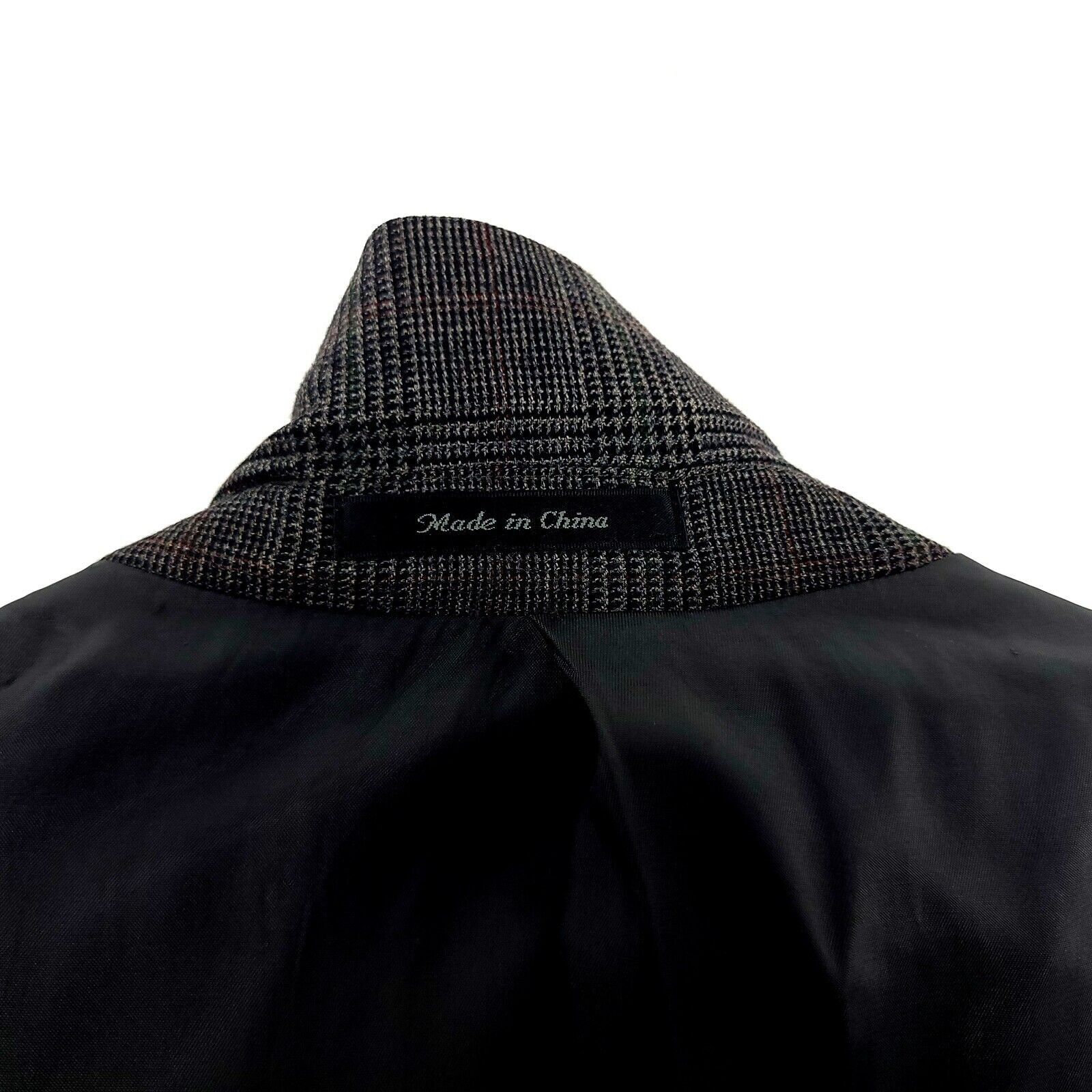Lauren Ralph Lauren Lauren Ralph Lauren Tweed Wool 2 Button Sport Coat 42R Black Size 42R - 10 Thumbnail