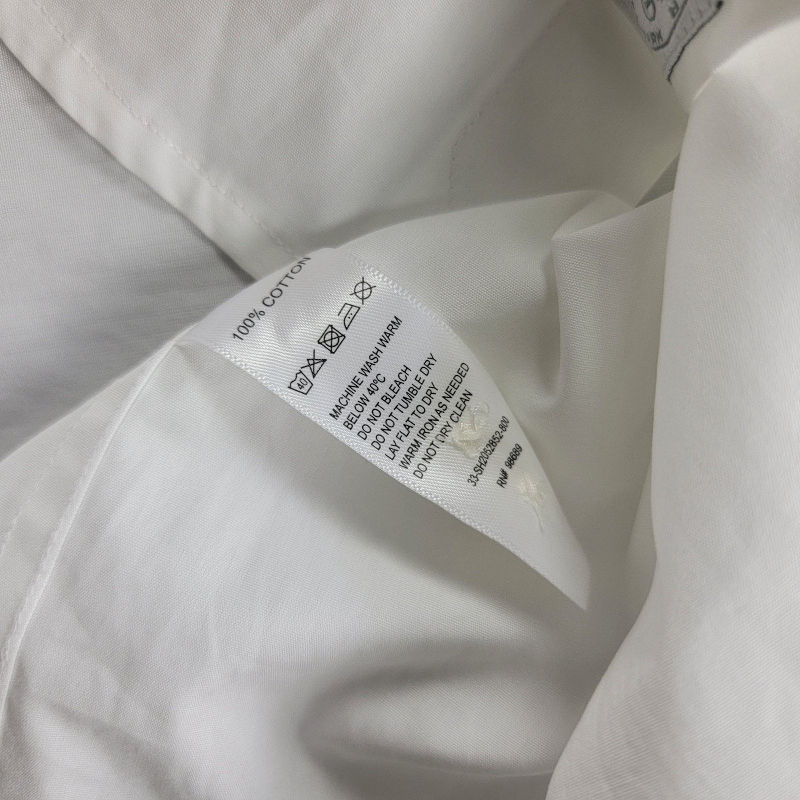 Todd Snyder Todd Snyder x Thomas Mason Plain Front Tuxedo Dress Shirt Size US S / EU 44-46 / 1 - 9 Thumbnail