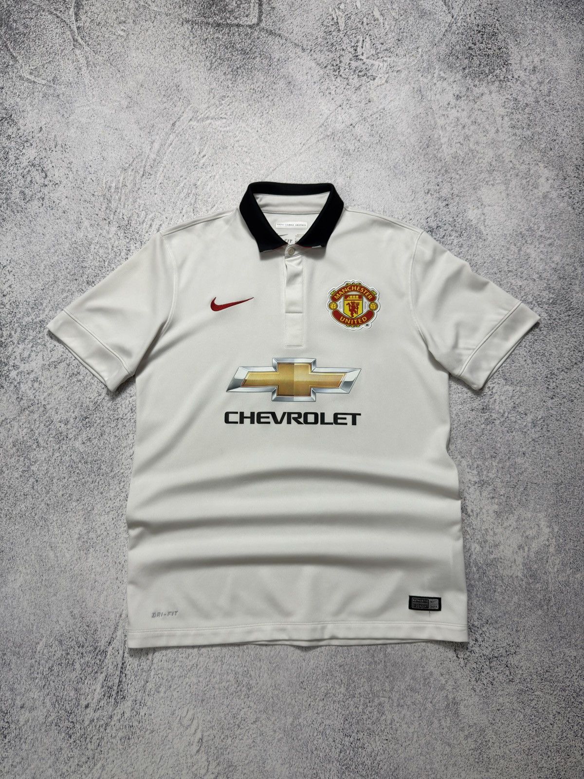 Nike NIKE MANCHESTER UNITED 2014/2015 AWAY FOOTBALL SHIRT JERSEY Size US M / EU 48-50 / 2 - 2 Thumbnail