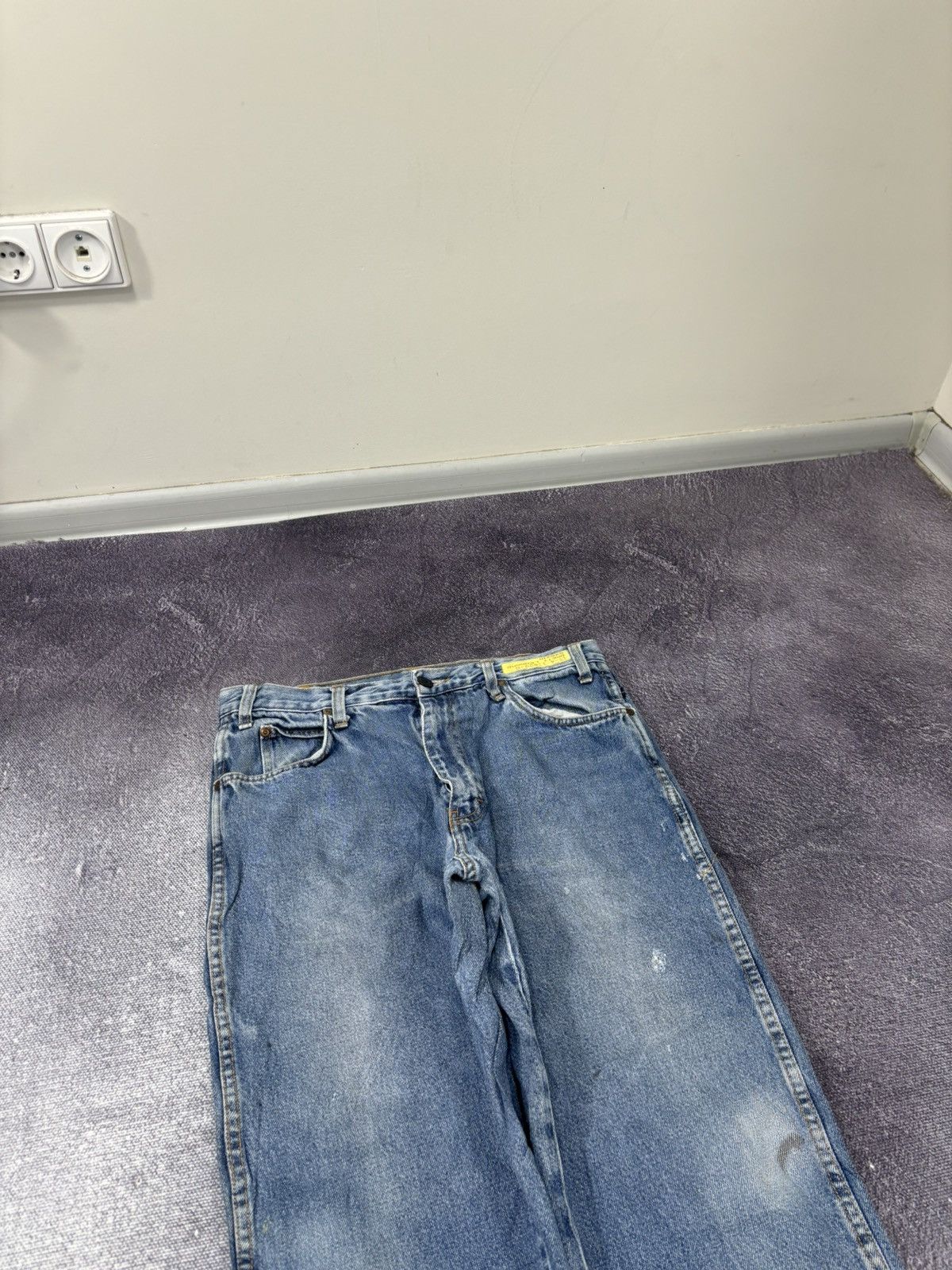 Dickies Vintage Dickies Faded Light Blue Workwear Denim Baggy Jeans Size US 34 / EU 50 - 14 Thumbnail