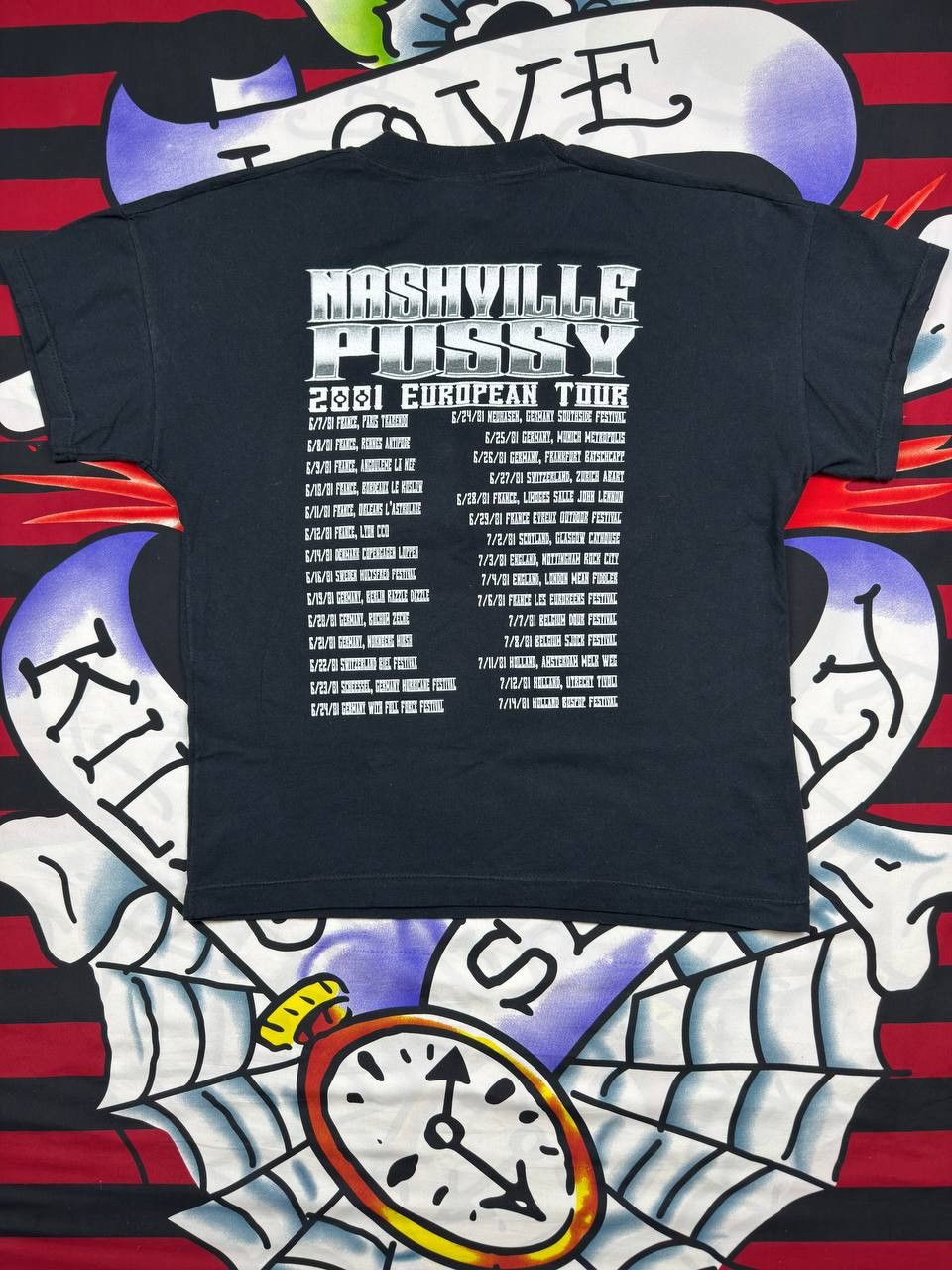 Band Tees Rare Vintage Nashville Pussy Rock Tee 2001 T Shirt Size US M / EU 48-50 / 2 - 7 Thumbnail